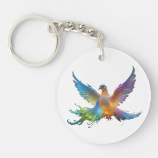 Etheral Rainbow Dove - Symbol of Peace & Light