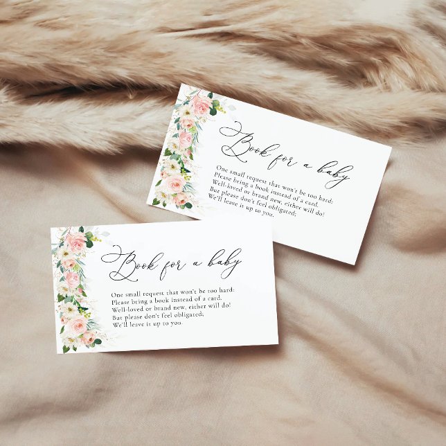 Etheral  Rosa ros Bokar för Baby Tilläggskort (Skapare uppladdad)