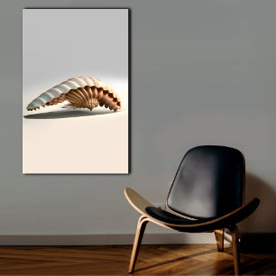 Etheral Seashell Wall Decor Canvastryck