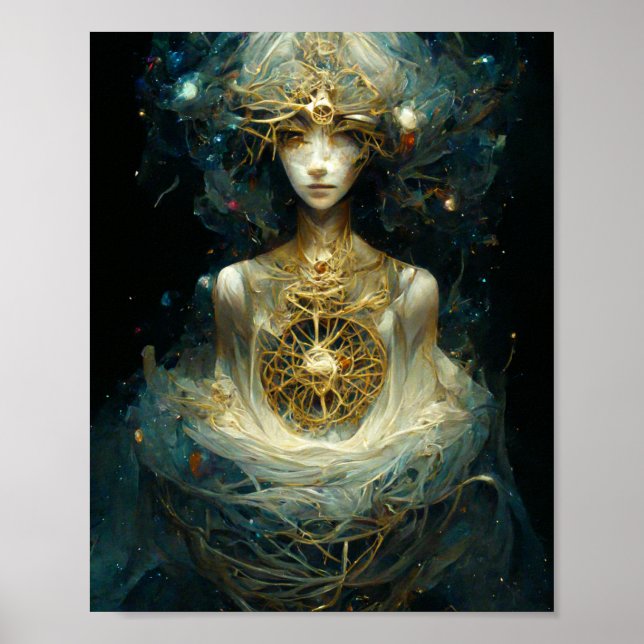 Etheral Sprite Fantasy Art Poster (Framsidan)
