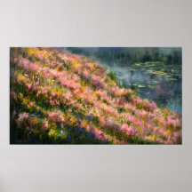 *~* Etheral Vild Flowers Art Pond Lily Dynors TV2