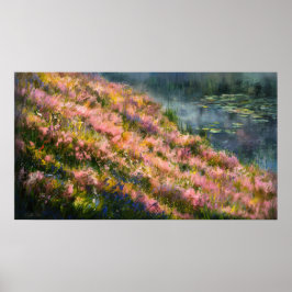 *~* Etheral Vild Flowers Art Pond Lily Dynors TV2 Poster