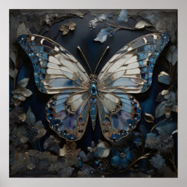 Etheral Vingar - Butterfly Digital Art Poster