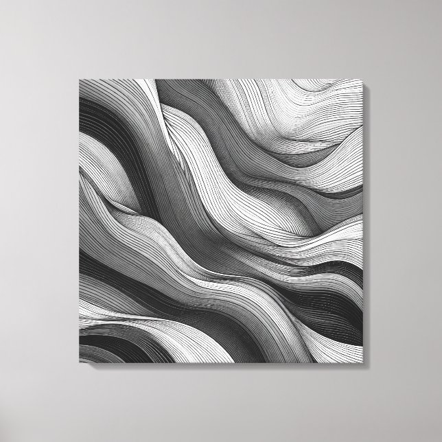 Etheral Vinkarare: en doktion av ljus och skugga Canvastryck (Framsida)