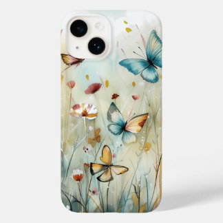 Etheral Watercolor Butterfly Garden Phone Case
