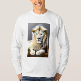 Etheral White Majestic Lejon T Shirt