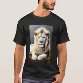 Etheral White Majestic Lejon T Shirt