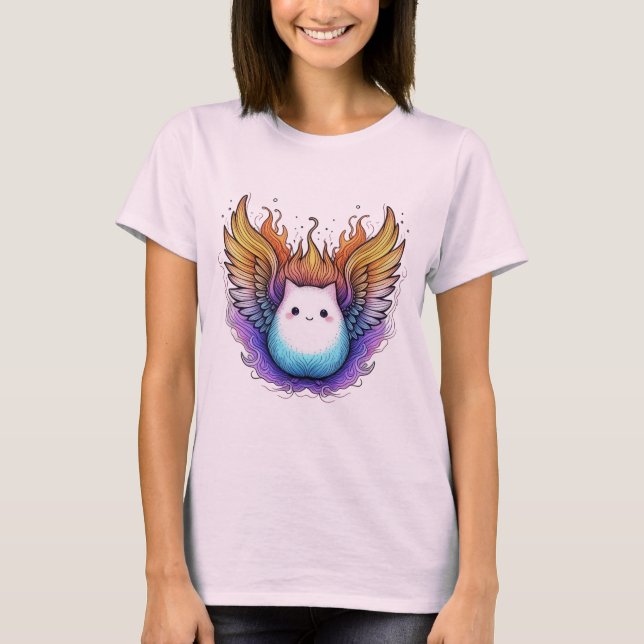 Etheral Winged Cutie T Shirt (Framsida)