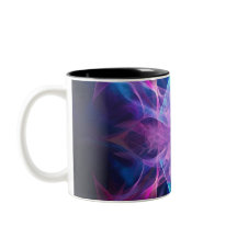 Etheral Wisps: Blue & Mauve Kirlian Art