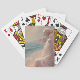 Etheral Woman på Dreamy Beach Casinokort