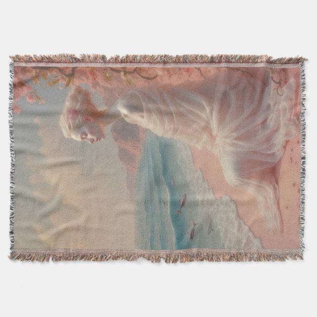 Etheral Woman på Dreamy Beach Filt (Framsidan)