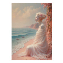 Etheral Woman på Dreamy Beach