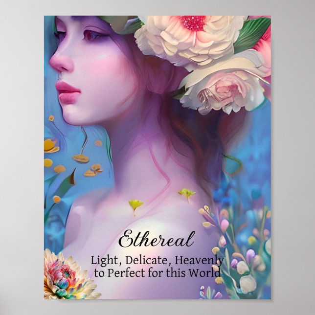Etheral Women, Spirit Guide, Angel, Fairy Poster (Framsidan)