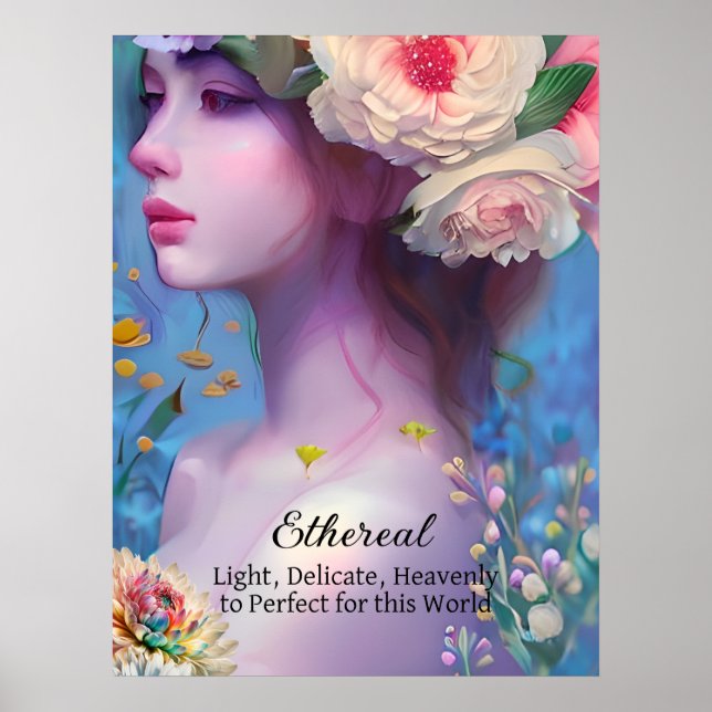 Etheral Women, Spirit Guide, Angel, Fairy Poster (Framsidan)