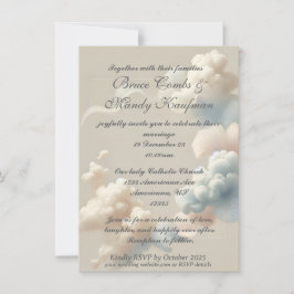 Ethereal Bliss-inbjudan (ingen folie) Inbjudningar