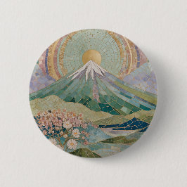 Ethereal Bloom: Pastel Mosaic Volcano in Spring Knapp