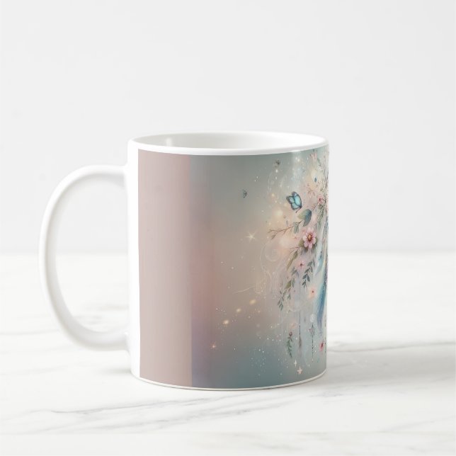 Ethereal Boho Dreamcatcher  Kaffemugg (Vänster)