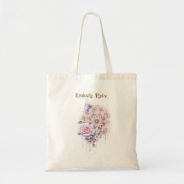 Ethereal Floral Mandala in Soft Pastel Elegance Tygkasse