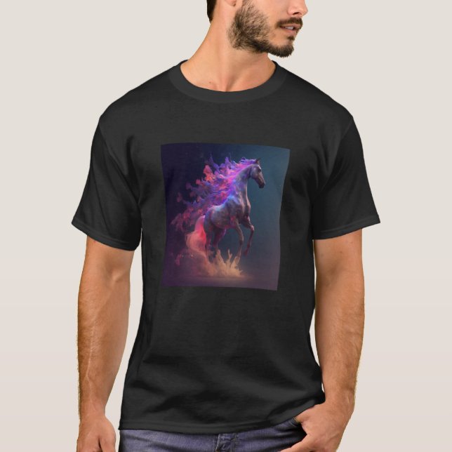 Ethereal Horse Horseback Riding Trail Riding Loves T Shirt (Framsida)