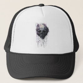 Ethereal Skull Abstract Grunge Dark Art Keps