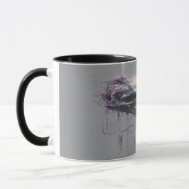 Ethereal Skull Abstract Grunge Dark Art Mugg