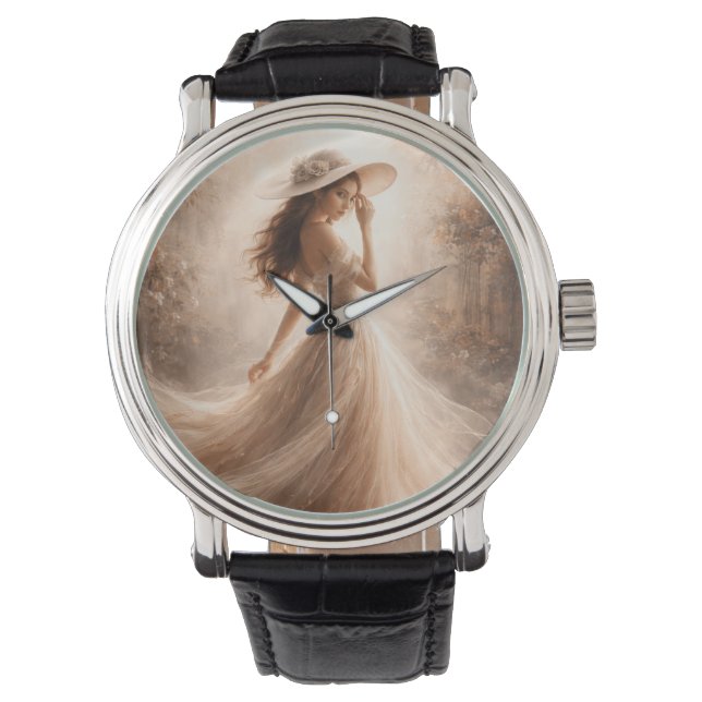 Ethereal Slavic Water Nymph | Watches | Boho Armbandsur (Framsida)
