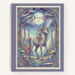 Ethereal Unicorn Moonlight Zentangle Fantasy