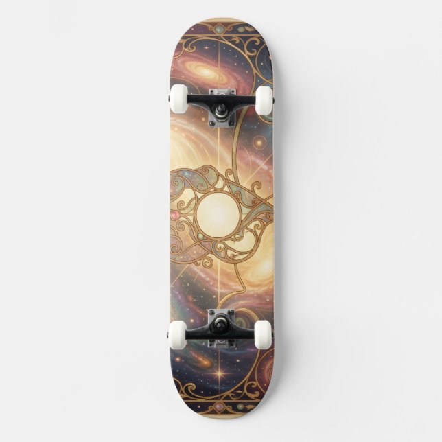 Ethereal Vision – Beyond Reality17 Mini Skateboard Bräda 18,5 Cm (Framsida)