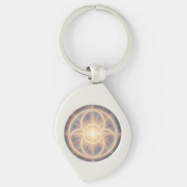Ethereal Vision – Beyond Reality25 Swirl Silverfärgad Nyckelring