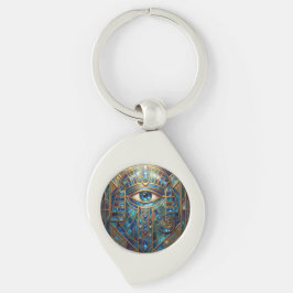 Ethereal Vision – Beyond Reality29 Swirl Silverfärgad Nyckelring