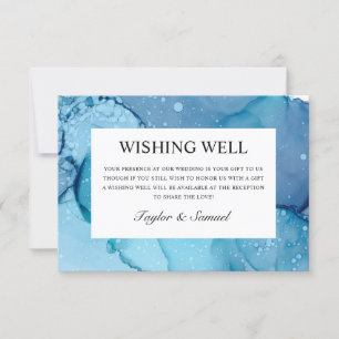 Ethereal Wave Wishing Well Bröllopskort Presentkor OSA Kort