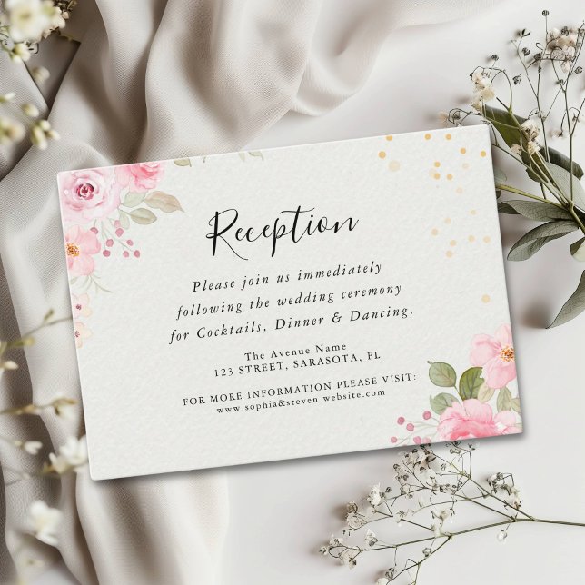 Ethereal Wedding with Blush Roses Tilläggskort (Skapare uppladdad)