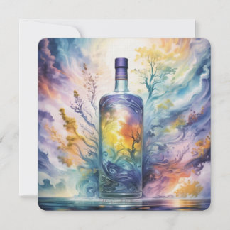 Ethereal Whispers - Magical Potion Bottle Inbjudningar