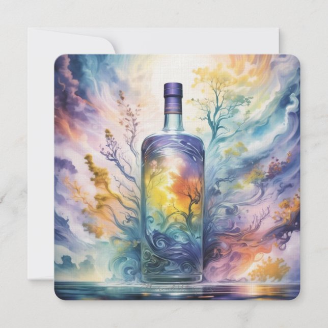 Ethereal Whispers - Magical Potion Bottle Inbjudningar (Framsida)