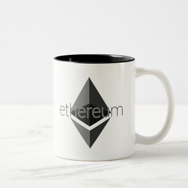 Ethereum kaffe koppar, ölSteins Två-Tonad Mugg (Höger)