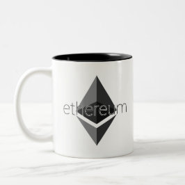 Ethereum kaffe koppar, ölSteins Två-Tonad Mugg