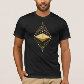 Ethereum klassikerguld (ingen text) t shirt