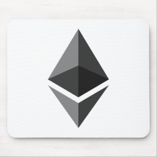 Ethereum logotyp endast musmatta