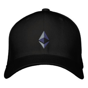 Ethereum logotypFlexfit hatt Broderad Keps