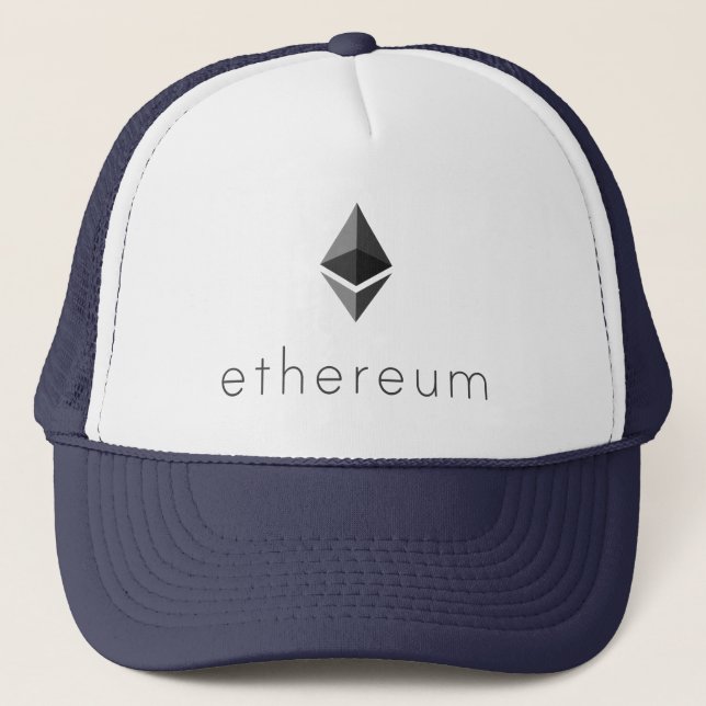 Ethereum logotyptruckerkeps keps (Framsida)