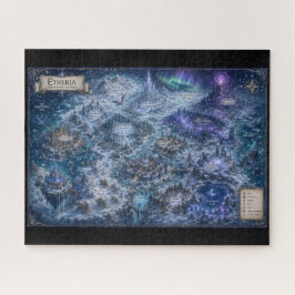 Etheria (Fantasyvärldskarta) Pussel