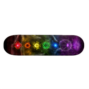 ETHERIC AURA CHAKRA SKATEBOARD BRÄDA 20 CM