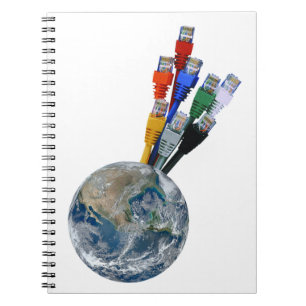 Ethernet-nätverksansluten jord anteckningsbok