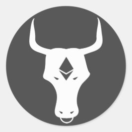 Etherum Bull Runt Klistermärke