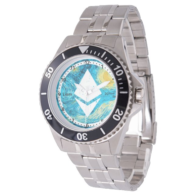 Etherum Eth Space eWatch Watch Armbandsur (Vinklad)