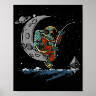 Etherum Fishing Crypto Bullrun ETH Token Rik Poster