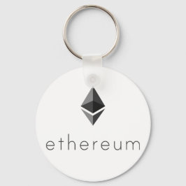 Etherum Keychain med Namn Nyckelring