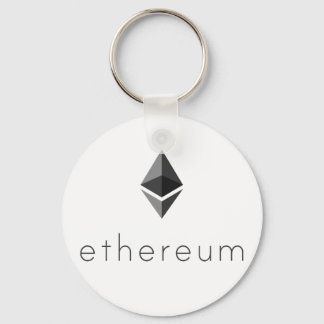 Etherum Keychain med Namn Nyckelring