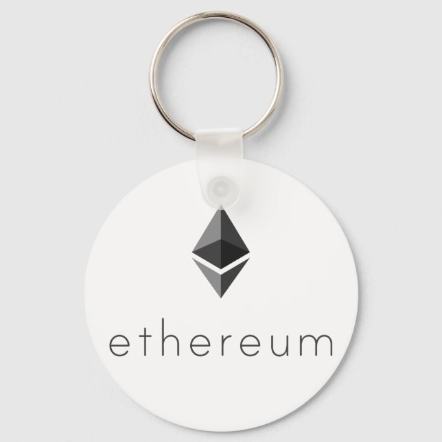 Etherum Keychain med Namn Nyckelring (Framsida)