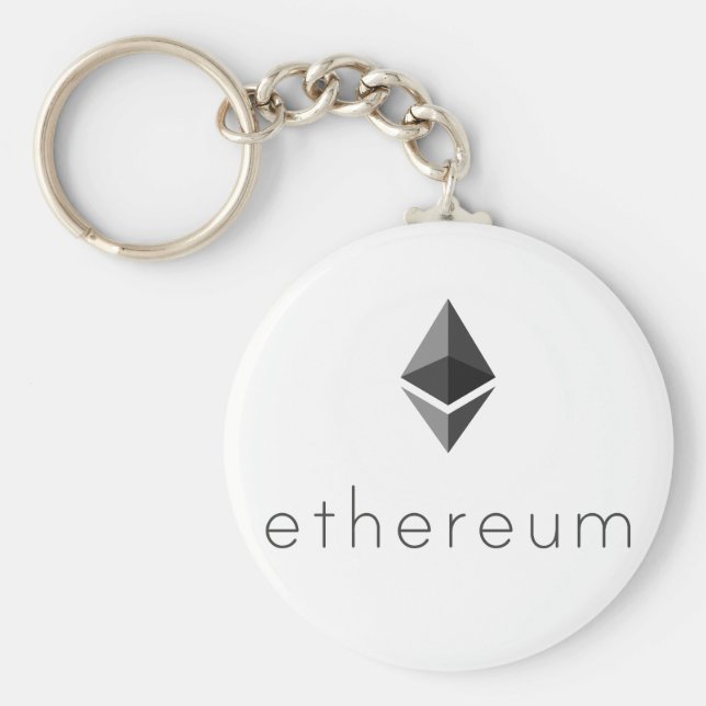 Etherum Keychain med Namn Nyckelring (Framsidan)
